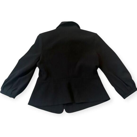 CABI Women's Black Abbott Brass Dome Button Front Blazer Jacket Size 6 - Picture 3 of 5